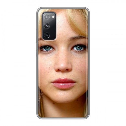 Дизайнерский силиконовый чехол для Samsung Galaxy S20 FE Дженнифер Лоуренс