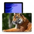 Дизайнерский пластиковый чехол для Samsung Galaxy Tab A7 10.4 (2020) Тигры