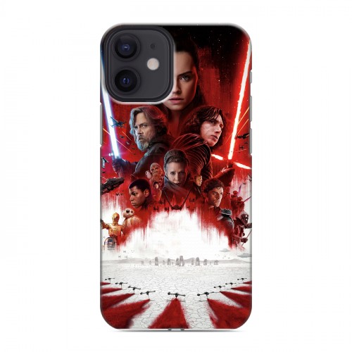 Дизайнерский силиконовый с усиленными углами чехол для Iphone 12 Mini Star Wars : The Last Jedi