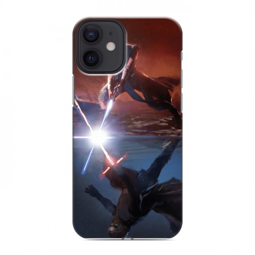Дизайнерский силиконовый с усиленными углами чехол для Iphone 12 Mini Звездные войны