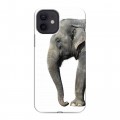 Дизайнерский силиконовый чехол для Iphone 12 Слоны