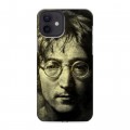 Дизайнерский силиконовый чехол для Iphone 12 Джон Леннон