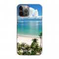 Дизайнерский силиконовый чехол для Iphone 12 Pro Max Пляж