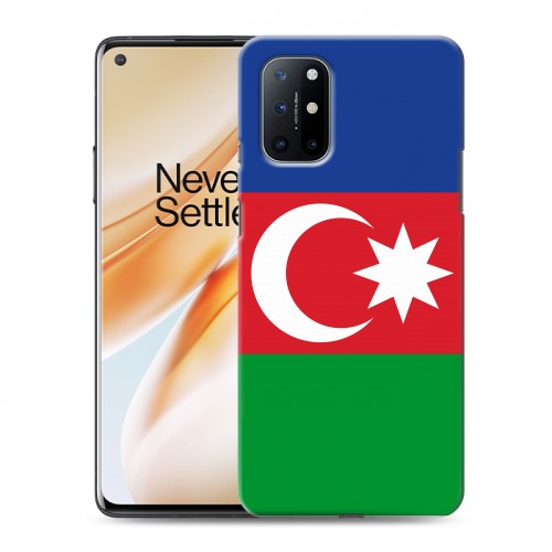 Дизайнерский пластиковый чехол для OnePlus 8T Флаг Азербайджана
