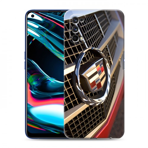 Дизайнерский силиконовый с усиленными углами чехол для Realme 7 Pro Cadillac