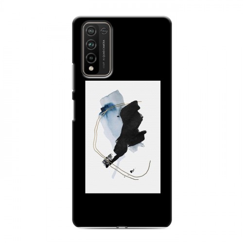 Дизайнерский пластиковый чехол для Huawei Honor 10X Lite Стильные абстракции