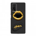Дизайнерский пластиковый чехол для Huawei Honor 10X Lite Черное золото