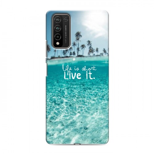 Дизайнерский пластиковый чехол для Huawei Honor 10X Lite Пляж