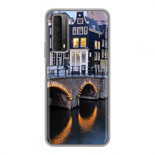 Дизайнерский силиконовый чехол для Huawei P Smart (2021) амстердам