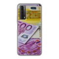 Дизайнерский силиконовый чехол для Huawei P Smart (2021) Текстуры денег