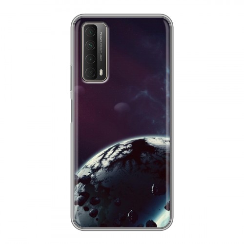 Дизайнерский силиконовый чехол для Huawei P Smart (2021) Астероиды