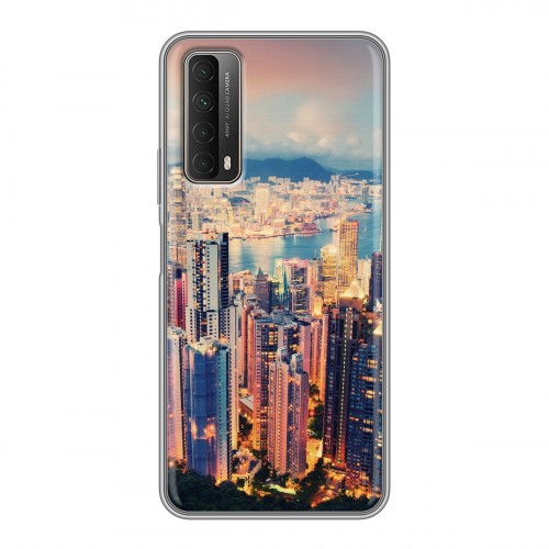 Дизайнерский силиконовый чехол для Huawei P Smart (2021) Гонконг