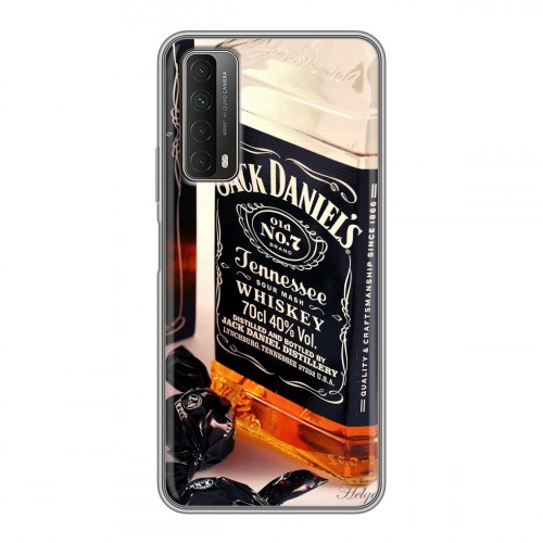 Дизайнерский силиконовый чехол для Huawei P Smart (2021) Jack Daniels