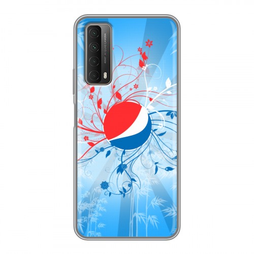 Дизайнерский силиконовый чехол для Huawei P Smart (2021) Pepsi