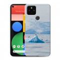 Дизайнерский пластиковый чехол для Google Pixel 5 айсберг