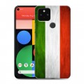 Дизайнерский пластиковый чехол для Google Pixel 5 Флаг Италии