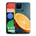 Дизайнерский пластиковый чехол для Google Pixel 5 Апельсины