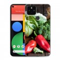 Дизайнерский пластиковый чехол для Google Pixel 5 Овощи
