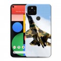 Дизайнерский пластиковый чехол для Google Pixel 5 Самолеты