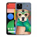 Дизайнерский пластиковый чехол для Google Pixel 5 Собаки