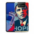 Дизайнерский силиконовый чехол для ASUS ZenFone 7 Барак Обама