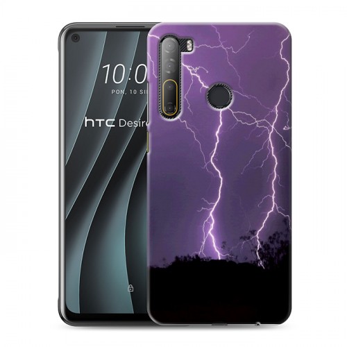 Дизайнерский силиконовый чехол для HTC Desire 20 Pro Молния