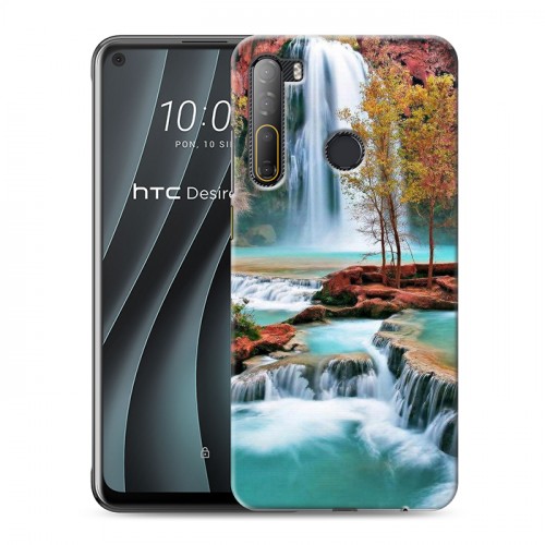Дизайнерский силиконовый чехол для HTC Desire 20 Pro Водопады