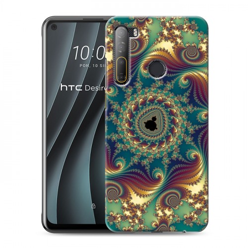 Дизайнерский силиконовый чехол для HTC Desire 20 Pro Абстракции Вращение