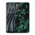 Дизайнерский силиконовый чехол для HTC Desire 20 Pro Нуарные листья