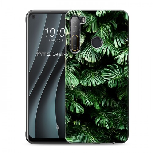 Дизайнерский силиконовый чехол для HTC Desire 20 Pro Нуарные листья