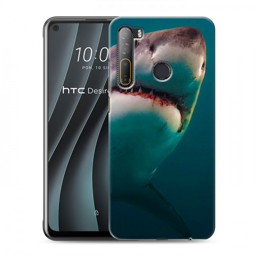 Дизайнерский силиконовый чехол для HTC Desire 20 Pro Акулы