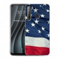 Дизайнерский силиконовый чехол для HTC Desire 20 Pro Флаг США