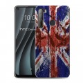 Дизайнерский силиконовый чехол для HTC Desire 20 Pro Флаг Британии