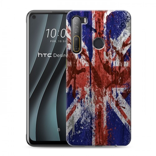 Дизайнерский пластиковый чехол для HTC Desire 20 Pro Флаг Британии