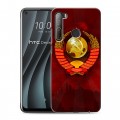 Дизайнерский силиконовый чехол для HTC Desire 20 Pro Флаг СССР