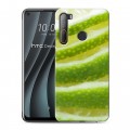 Дизайнерский силиконовый чехол для HTC Desire 20 Pro Лайм