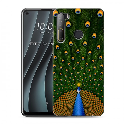 Дизайнерский силиконовый чехол для HTC Desire 20 Pro Павлины