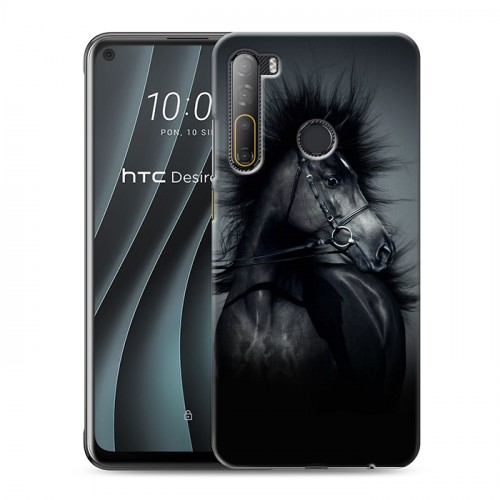 Дизайнерский силиконовый чехол для HTC Desire 20 Pro Лошади