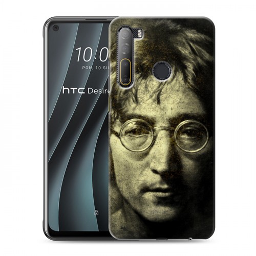 Дизайнерский силиконовый чехол для HTC Desire 20 Pro Джон Леннон