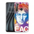 Дизайнерский силиконовый чехол для HTC Desire 20 Pro Джон Леннон