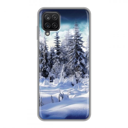 Дизайнерский силиконовый чехол для Samsung Galaxy A12 Зима