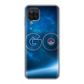 Дизайнерский силиконовый чехол для Samsung Galaxy A12 Pokemon Go