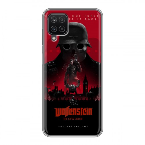 Дизайнерский силиконовый чехол для Samsung Galaxy A12 Wolfenstein