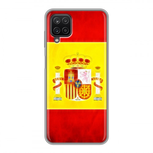 Дизайнерский силиконовый чехол для Samsung Galaxy A12 флаг Испании
