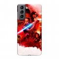 Дизайнерский пластиковый чехол для Samsung Galaxy S21 Star Wars : The Last Jedi