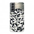 Дизайнерский пластиковый чехол для Samsung Galaxy S21 Маски Black White