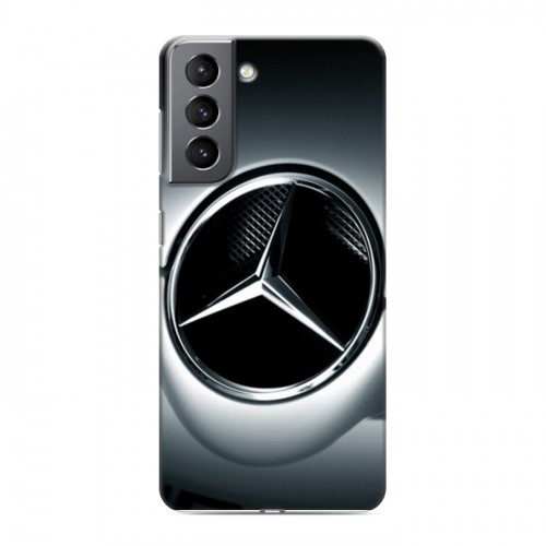 Дизайнерский пластиковый чехол для Samsung Galaxy S21 Mercedes