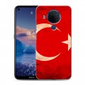 Дизайнерский силиконовый чехол для Nokia 5.4 Флаг Турции