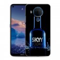 Дизайнерский силиконовый чехол для Nokia 5.4 Skyy Vodka