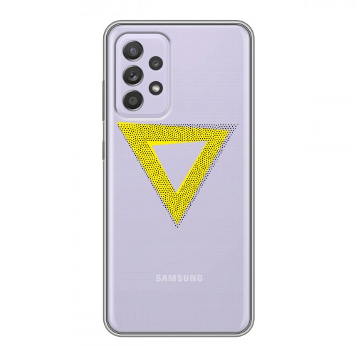 Полупрозрачный дизайнерский силиконовый чехол для Samsung Galaxy A52 Абстракции 1